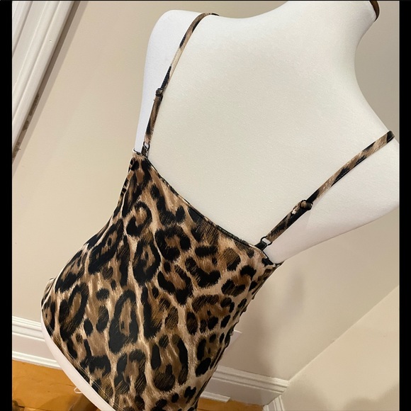 Leopard Front Braided Ruffle Top - Picture 6 of 13